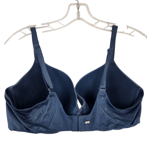 Victoria's Secret Uplift Demi Semi-Convertible Bra 38D Blue Shimmer - Picture 2 of 4